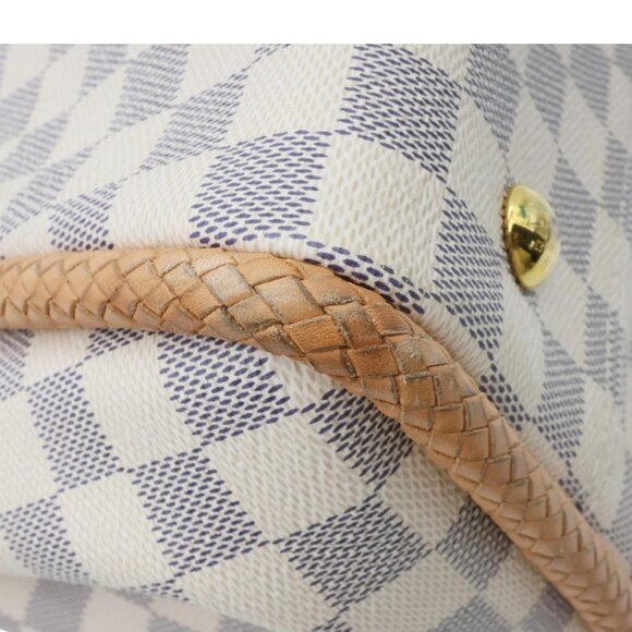 Louis Vuitton Propriano Damier Azur Tote Bag Rose Ballerine - Picture 8 of 12